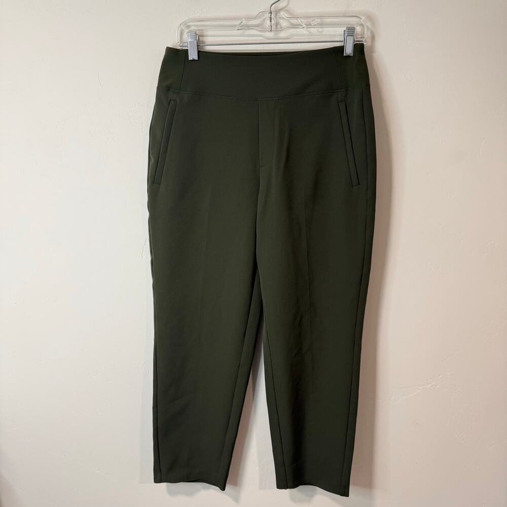 Athleta Women's Pants Endless Travel Hybrid Athleisure Workwear Green 6 P